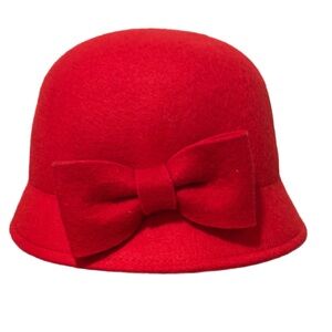 Janie and Jack Red Baby Girls Hat